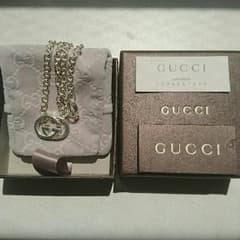 GUCCI ロゴ ネックレス シルバー925のサムネイル