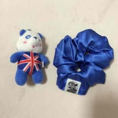 Mihchan様専用  AAA パンダ シュシュ 青のサムネイル