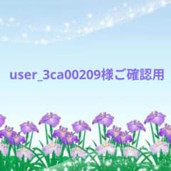 user_3ca00209様ご確認用♥オーダー品 - メルカリ