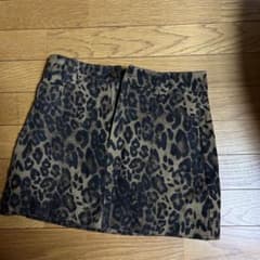 レオパード柄 ミニスカート Mサイズのサムネイル