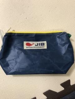 JIB フィンガーポーチ　ネイビーXイエローファスナーのサムネイル