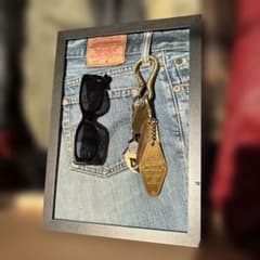 リーバイス/デニム額縁/ハンドメイド/小物/インテリア/501 - メルカリ