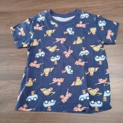 パウ・パトロール 総柄 Tシャツ ネイビーサイズ110のサムネイル