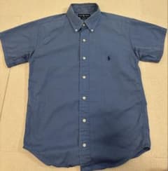 Ralph Lauren 半袖ボタンダウンシャツ ブルーのサムネイル