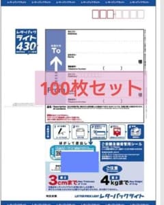 レターパックライト100枚 レターパックライト | Craft Snap