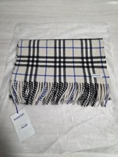 希少カシミア100 大判BURBERRY リバーシブルチェック柄マフラー | Shop