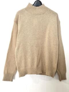新品　ベージュハイネックニット　2024年しまむらRafraf福袋　セーター
