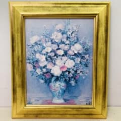 フランス 画家 ダイフ 庭園の花 油彩画 へ11 - メルカリ