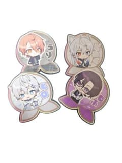 カラフルピーチ クリップバッジ 4種セットのサムネイル