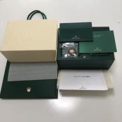 ロレックス箱、紙袋、デイトジャストピンクゴールドコマ付きのサムネイル