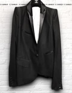 ifsixwasnine 18AW WHITE SNAKE テーラードジャケット ☆新品☆ IFSIXWASNINE ホワイトスネーク レザー使い ジャケット