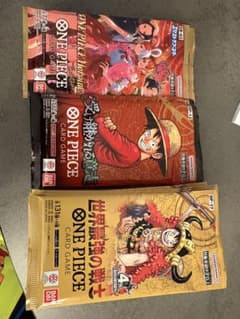 ONE PIECEカードゲーム ブースターパック 3種セットのサムネイル