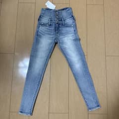【TINY】H/W ウエストクロススキニーデニムパンツのサムネイル