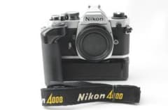 ★美品★Nikon ニコン New FM2 前期型＆モータードライブMD-12付 ☆美品☆Nikon ニコン New FM2 前期型＆モータードライブMD-12付