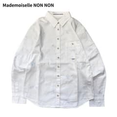 Mademoiselle NON NON ポストカード 刺繍 長袖 シャツ 38 - メルカリ