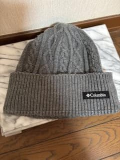 Columbia ケーブル編み ニット帽 グレーのサムネイル