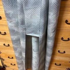 正絹　単　小紋　鬼滅の刃　コスプレのサムネイル