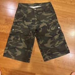 迷彩柄 カーゴショートパンツ ハーフパンツのサムネイル
