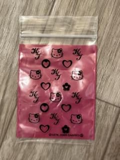 당시품 헬로 키티 지퍼 백 4장 세트 산리오 헤세이 레트로