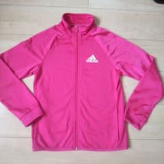 adidas キッズ ジャージ ピンク 150のサムネイル