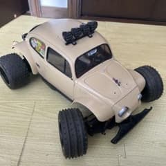 タミヤ 1/10 電動RCカー　ブリッツァービートル　カスタム　リモコン付き タミヤ 1/10 電動RCカー ブリッツァービートル カスタム リモコン付き