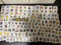シ*）様 ポケモンデコキャラシール 約150枚まとめ売りのサムネイル