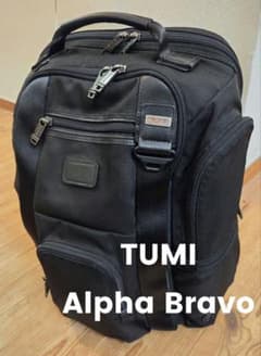 希少] TUMI アルファブラボー バックパック リュック ブラック - メルカリ