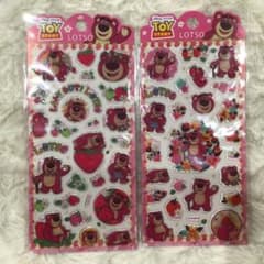 Disney Pixar TOY STORY LOTSO 씰 2장 세트