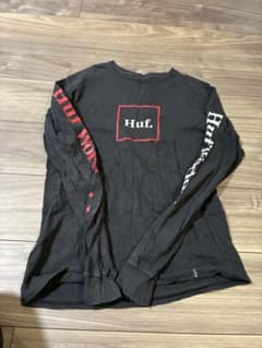 に*太様 HUF 長袖カットソー ブラック Sサイズのサムネイル