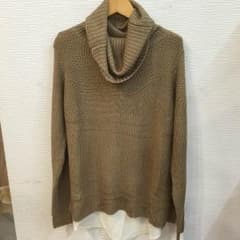 SALE INGNI オフタートル背割れニット