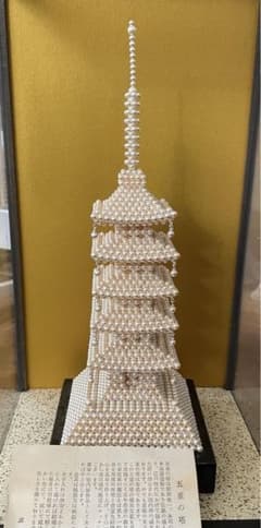 本真珠　パール製 五重塔 インテリア飾り 本真珠 パール製 五重塔 インテリア飾り - メルカリ