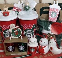 【新品　未使用】　スタバ オーナメント　カップ　ホールキャップ　2021 新品 未使用】 スタバ オーナメント カップ ホールキャップ 2021