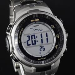 美品 PROTREK PRW-3000T-7JF 電波ソーラー メタルバンド - メルカリ