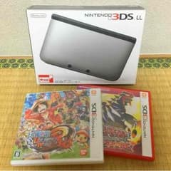 3DS LL本体 ＋カセット×2のサムネイル