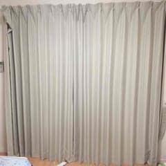 ストライプ柄カーテン【レースカーテン付き】のサムネイル