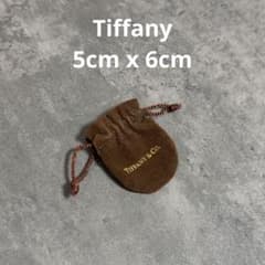 美品】ティファニー 保存袋のみ アクセサリー巾着袋 茶色 - メルカリ