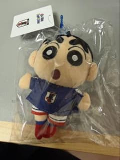 ぬいぐるみマスコット サッカー日本代表　しんちゃんのサムネイル