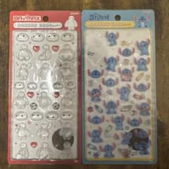 【正規品】5個セット　ボンボンドロップシール　ベイマックス、スティッチなど ベイマックス スティッチ ボンボンドロップシールセット - メルカリ