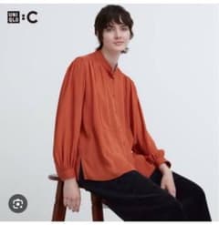 Uniqlo C ボリュームスリーブブラウス　XLのサムネイル