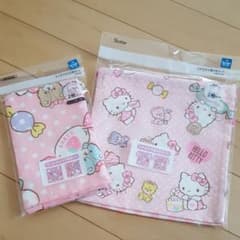 キティちゃん　ランチクロス２枚&マチ付巾着２枚のサムネイル