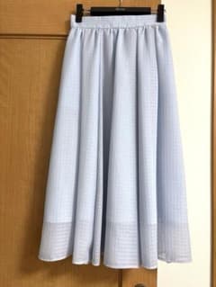 最終値下 ルネ ロング フレア スカート 34 ペールブルー 最終値下 ルネ ロング フレア スカート 34 ペールブルー - メルカリ