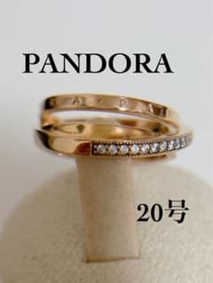 パンドラ PANDORA パヴェ トリプル リング ゴールド 20号 - メルカリ