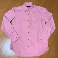FRED PERRY フレッドペリー　ピンク 長袖シャツ XS 月桂樹ロゴ刺繡