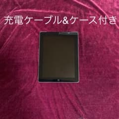 iPad 第3世代 9.7インチ 32GB ブラック 充電ケーブル&ケース付きのサムネイル