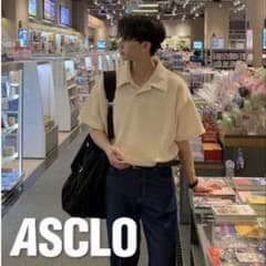 ASCLO low croffle collar T shirtのサムネイル