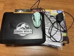 쥬라식 월드 공룡 마우스로 스터디 PC 상자, AC 어댑터 포함