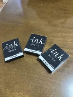 PILOT ブラックインクカートリッジ IRF-125-B 3個セットのサムネイル