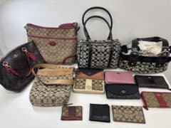 COACH コーチ バッグ 財布 シグネチャー 14点 まとめ売り レディース 