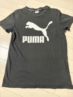 PUMA ブラック　黒　Tシャツ ロゴプリント　150サイズのサムネイル