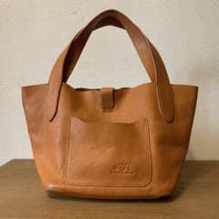 MahL +81 マール　トートバック　bag 本革　キャメルのサムネイル